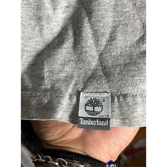 Vintage Y2K Timberland Double Sided Logo Tee - Picture 4 of 5